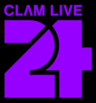Clam Live Logo 2024 © Burg Clam
