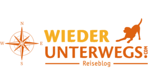 Logo Mit Kompass Und Hund Orange Auf Transparenz