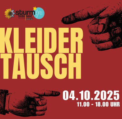 Kleidertausch im Sturmfrei © Förderband © Paula Schrefl