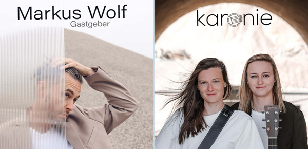 Liedermacherinnen abend mit markus wolf gastgeber